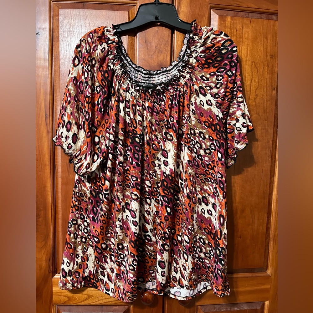 Notations women’s short sleeve top size 3X - Picture 2 of 14